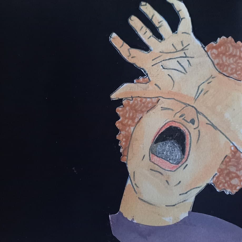 Depresión 1 — ilustración original de Bárbara Gutiérrez