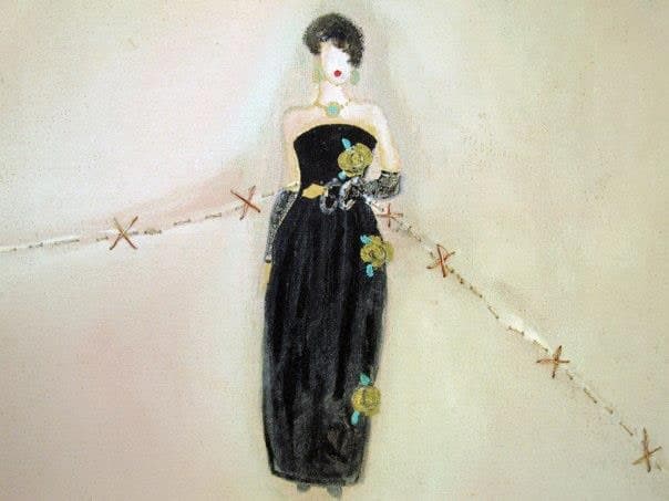 Glamour 12 — ilustración original de Bárbara Gutiérrez