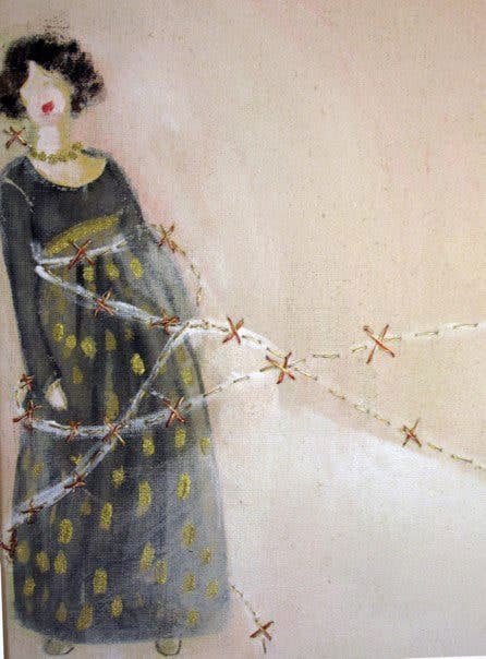 Glamour 8 — ilustración original de Bárbara Gutiérrez