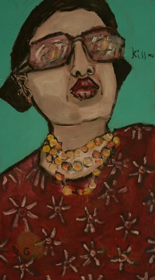 Kiss Me — ilustración original de Bárbara Gutiérrez
