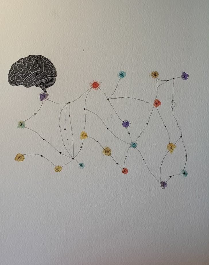 Neuronales — ilustración original de Bárbara Gutiérrez