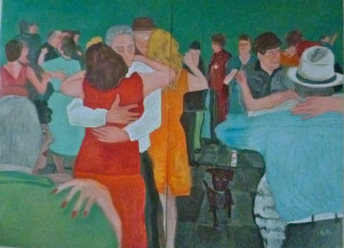 Bailongo — pintura de Bárbara Gutiérrez