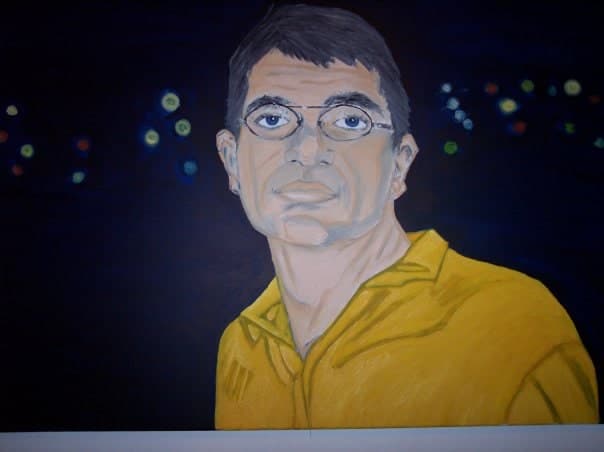 Dr. Stahlberg — pintura de Bárbara Gutiérrez, Óleo sobre tela