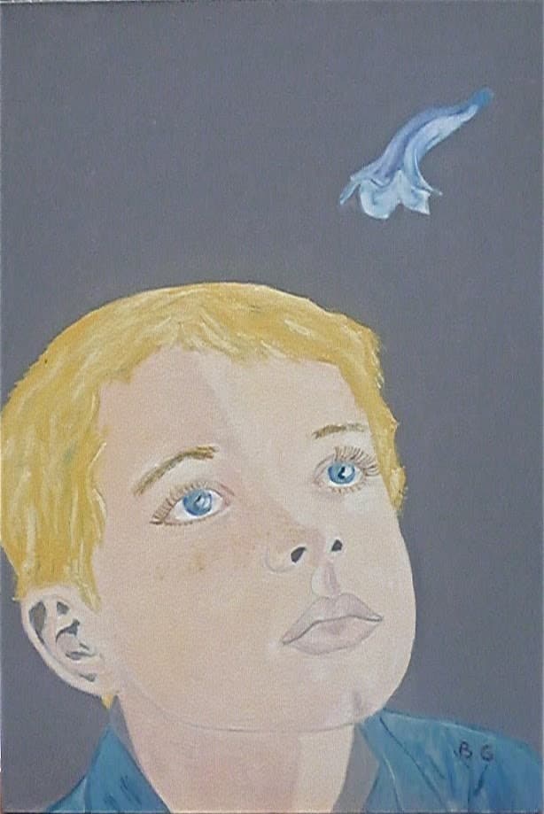 Friedrich — pintura de Bárbara Gutiérrez, Óleo sobre tela