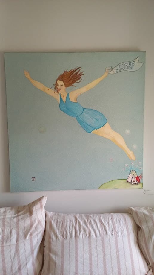 Die Freiheit Frei zu sein — pintura de Bárbara Gutiérrez