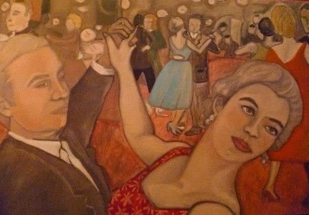 Vals — pintura de Bárbara Gutiérrez