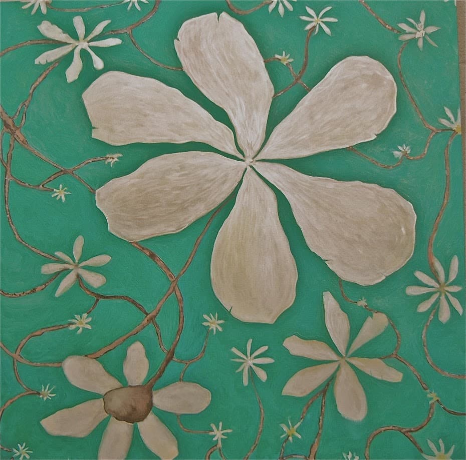 Verdoloso — pintura de Bárbara Gutiérrez, Óleo sobre tela